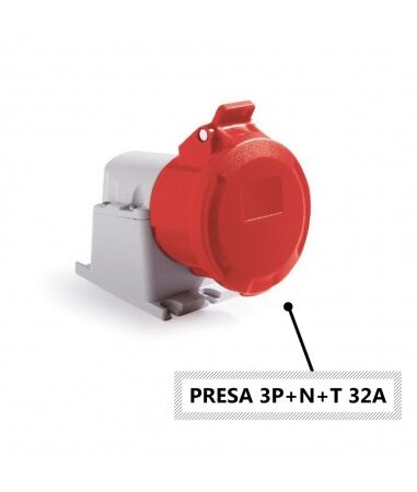 ROSI 1266 PRESA DA PARETE 3P+T 32A 38V IP67