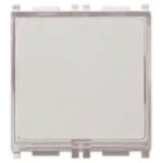 Pulsante targhetta 1P NO 10A 250V bianco VIW14050