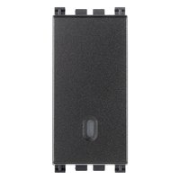Vimar 19008 Pulsante 1P NO 10A GRIGIO